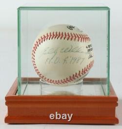 Ernie Banks & Billy Williams Signed NL Baseball withWood Display Case Chicago Cubs