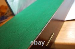 Ex-Large Quality Wood Display Velvet Mint Key Revolver Pistol Box Case not ret