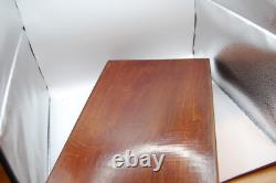 Ex-Large Quality Wood Display Velvet Mint Key Revolver Pistol Box Case not ret