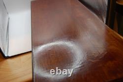 Ex-Large Quality Wood Display Velvet Mint Key Revolver Pistol Box Case not ret