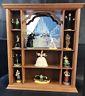 Franklin Mint Set 12 Wizard Of Oz Figurines & Wood Display Case In Boxes