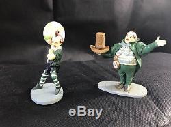 FRANKLIN MINT SET 12 WIZARD of OZ FIGURINES & WOOD DISPLAY CASE In Boxes