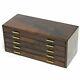 F/s Wooden Stationery Fountain Pen Case Display 100 Slot Collection Storage Jp