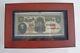 Famous 1907 Jackson Large-size Woodchopper $5 Note In Custom Wood Display Case