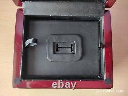 Fedex Express Mahogany Wood Display Case Accessories Box With Logo