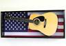 Fender Acoustic Guitar Display Case Us Flag Background