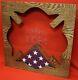 Fireman Maltese Cross Fire Military Award Wood Shadow Box Medal Display Case