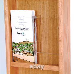 FixtureDisplays Divulge 9 Magazine/18 Brochure Floor Display withBrochure Inserts