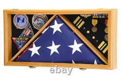 Flag Pins Medals Insignia Patches 3x5 4x6 5x9 Flags Display Case Shadowbox Box