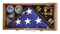 Flag Pins Medals Insignia Patches 3x5 4x6 5x9 Flags Display Case Shadowbox Box