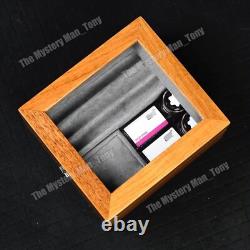 Flip Fountain Pen Rosewood Storage Box Pen Display Organizer Collector Case