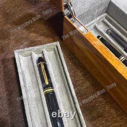 Flip Fountain Pen Rosewood Storage Box Pen Display Organizer Collector Case