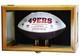 Football Display Case Oak Solid Wood Nfl Full Size Rack Holder Wall Ball Frame