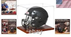 Football Helmet Display Case, Floating Design, UV Protection