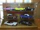 Ford Thunderbirds By Danbury Mint With Plexi And Wood Display Case, 7 Pcs