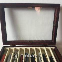 Fountain Pen Collection Display Case Wooden 5 Tiers 50 Pens Retro Style