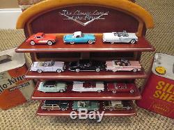 Franklin Mint Classic Cars of the Fifties with wood display case 143 Scale