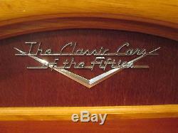 Franklin Mint Classic Cars of the Fifties with wood display case 143 Scale