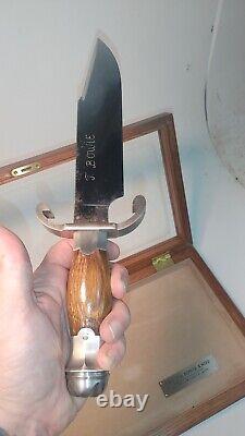 Franklin Mint The Jim Bowie Knife With Wood Display Case