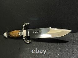 Franklin Mint The Jim Bowie Knife with Wood Display Case NO KEY