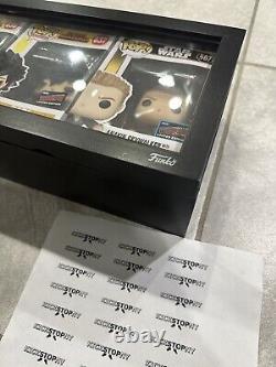 Funko Brand 8 POP! Display Case Pine Wood & Acrylic Pops NOT INCLUDED