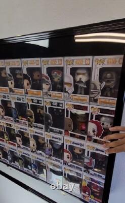 Funko Pop Box Display Case 32+ Boxed Minifigures Shelf Wood Cabinet Figures Rack