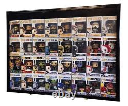 Funko Pop Box Display Case 32+ Boxed Minifigures Shelf Wood Cabinet Figures Rack