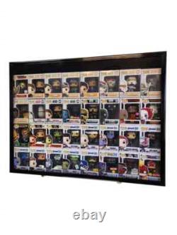 Funko Pop Box Display Case 32+ Boxed Minifigures Shelf Wood Cabinet Figures Rack