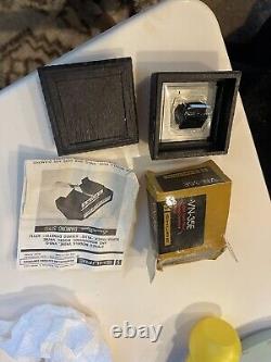 GENUINE SHURE VN-35E STEREO STYLUS IN WOOD DISPLAY CASE & Instructions