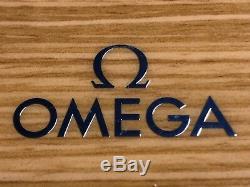 Genuine Omega Wooden Watch Display Case / Box In Beautiful Condition