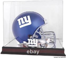 Giants Mahogany Helmet Logo Display Case with Mirror Back-Fanatics