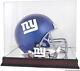 Giants Mahogany Helmet Logo Display Case With Mirror Back-fanatics