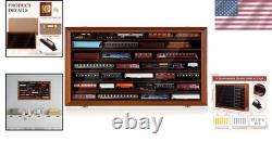 Gift for Model Train Collectors Wall Mounted Display Case