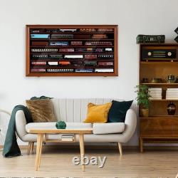 Gift for Model Train Collectors Wall Mounted Display Case