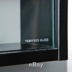 Glass Display Cabinet Case Shelf Storage Collectors Furniture Room Wall Decor UK