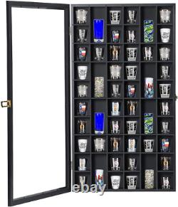Glass Display Case Large Wooden Cabinet Rack Holder Wall Mounted 17? X32