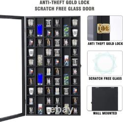 Glass Display Case Large Wooden Cabinet Rack Holder Wall Mounted 17? X32
