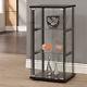 Glass Display Case Show Cabinet Doors Collectible Curio Figurine China Enclosed