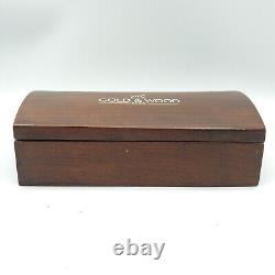 Gold & Wood Paris Eyeglass Case & Wood Storage Display Case #2