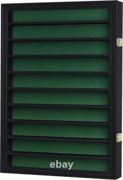 Golf Ball Display Case Solid Wood, Lockable Acrylic, Wall Mounted Holder
