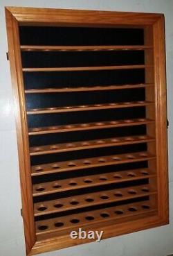 Golf Ball Wood 90 Ball Display Case Vintage Golf Balls Included