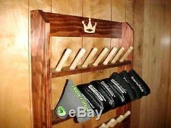 Golf Club Putter Head covers Solid Wood Display Rack Case for 28 Scotty Cameron