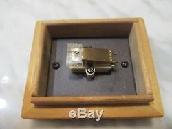 Grace F-8m Cartridge And Rare Genuine Grace Level-ii Stylus In Wood Display Case