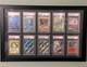 Graded Trading Card Display Case 10 Psa Slabs Sport Football Baseball Wood Frame