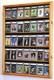 Graded Trading Card Display Case 35 Sport Baseball Football Oak Wood Usa Cabinet