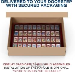 Graded Trading Card Display Case USA Made 55 Sport Cherry Wood Baseball PSA Slab