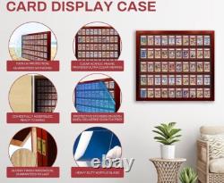 Graded Trading Card Display Case USA Made 55 Sport Cherry Wood Baseball PSA Slab