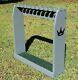 Gray Golf Club Display Rack Case Wood Wall / Floor For 9 Scotty Cameron Putters