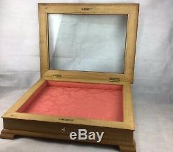 Great Oak Wooden Table Top Display Case