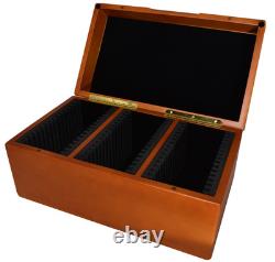 Guardhouse 45 Slab Graded Card Storage Box Cedar Wood Collector Display Case